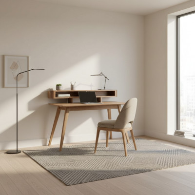 Schreifdësch Holz Miwwelen Computerdësch Dësch Luxus Design Ariichtung Nei
