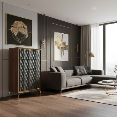Schlofkummer Modern Kommode Holzmöbel Kommodeschaf Anrichtung