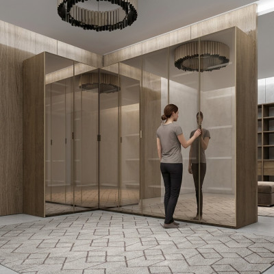 Schlofkummer Neien Eckschaf Designer Luxus Schief Schränker Ariichtung