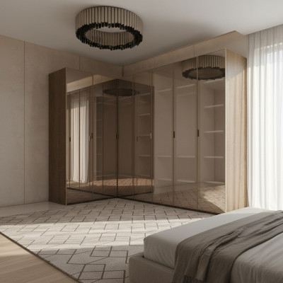 Schlofkummer Neien Eckschaf Designer Luxus Schief Schränker Ariichtung