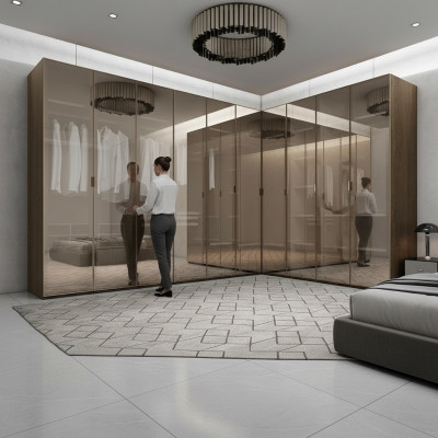 Eckschaf Designer Miwwelen Schlofkummer Luxus Ariichtung Eck Garnitur