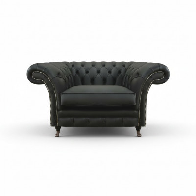 Modernen Chesterfield Sesselle, Wunnzëmmer Polstermöbel Textilpolsterung