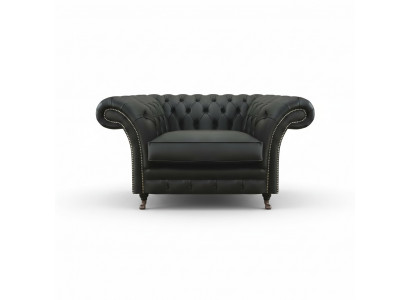 Modernen Chesterfield Sesselle, Wunnzëmmer Polstermöbel Textilpolsterung