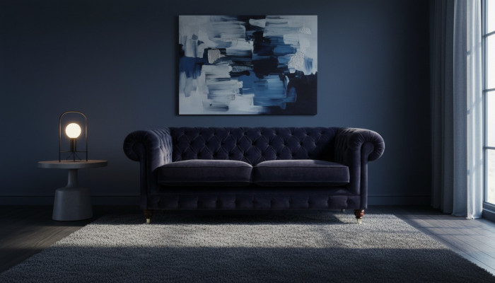 Zweisëtzer Canapé Polstermöbel Wunnzëmmer Nei Polstermöbel Modern Chesterfield