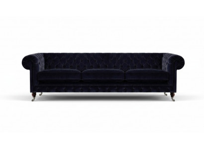 Blo Sofa Dräisëtzer Wunnzëmmer Polstersmoos Sofas Textil Polster Chesterfield