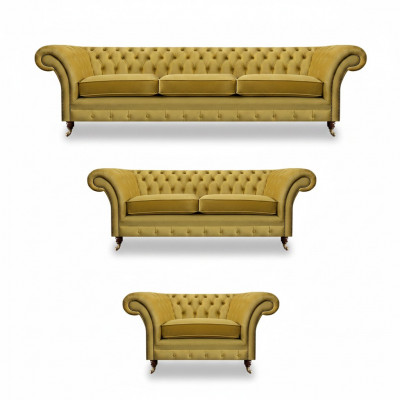 Sofagarnitur Set Design Sofa Polster Couche Modern Chesterfield Luxus Nei