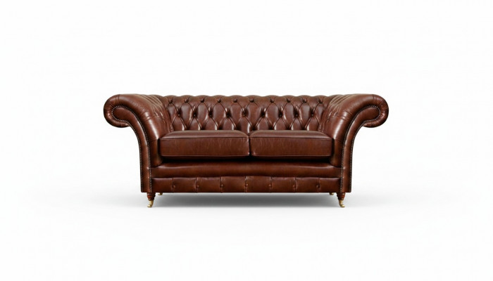 Chesterfield Sofa Zweesëtzer Canapé Wunnzëmmer Polsterméibel Nei Ariichtung