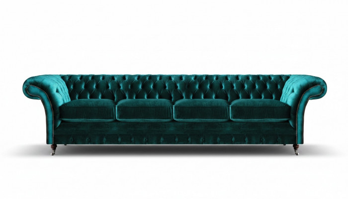Neit Design Polstermöbel Chesterfield Wunnzëmmer Véiersëtzer Canapé Sofa