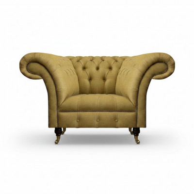 Fotell Textil Ariichtung Luxus Polsterfotell Chesterfield Wunnzëmmer Nei