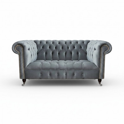 Sofa Zweesëtzer Luxus Miwwelen Wunnzëmmer Couch Ariichtung Chesterfield Sëtz