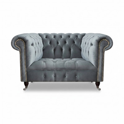 Wunndekor Gro Fauteuil Chesterfield Polster Sëtz Miwwelen Nei Textil
