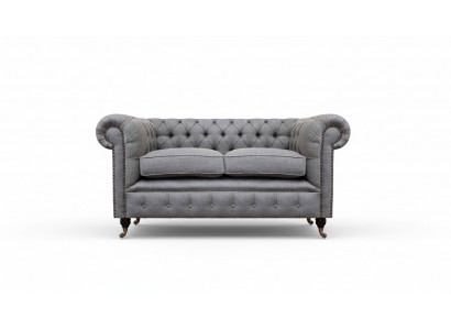 Design Sofa Këssen Canapé Gro Luxus Textil Zweisëtzer Sofasen Chesterfield