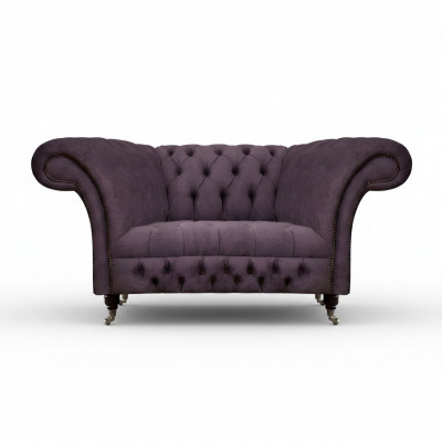 Chesterfield Fauteuil Polstermeubel Wunnzëmmer Polstersëtz Luxus Stoff Nei