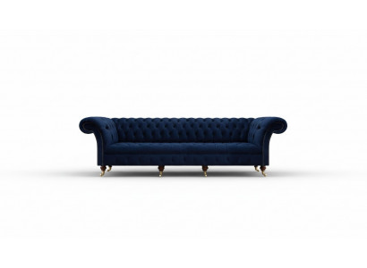 Viersëtzer Canapé Couch Wunnzëmmer Chesterfield Polstermebel Design Ariichtung