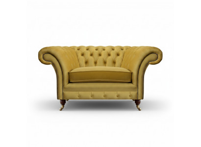 Nei Luxus Still Giel Sëtz Ariichtung Chesterfield Wunnzëmmer Textil