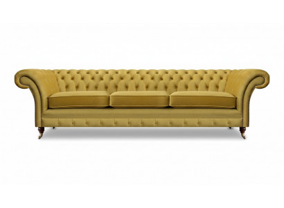 Wunnzëmmer Sofa Drësëtzer Couch Ariichtung Nei Chesterfield Sëtz Textil
