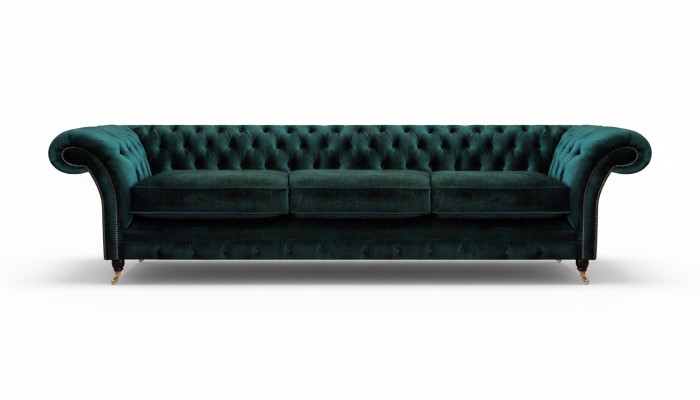 Chesterfield Miwwelen Wunnzëmmer Sofa Couch Drësëtz Einrichtungsstück Polstermeubel