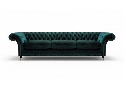 Chesterfield Miwwelen Wunnzëmmer Sofa Couch Drësëtz Einrichtungsstück Polstermeubel