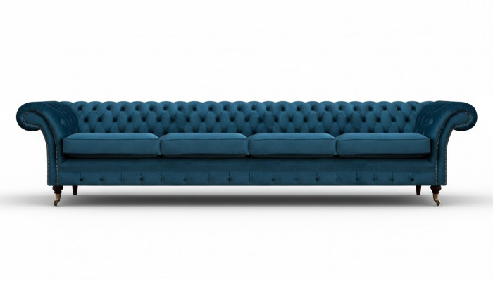Wunnzëmmer Chesterfield Ariichtung Polstermebel Sofa Canapé Véiersëtzer Neien
