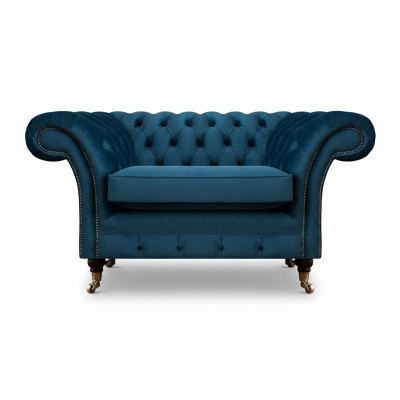 Designer Chesterfield Fauteuil Neie Luxus Sëtz Ariichtung Gepolstert Miwwel Wunnzëmmer