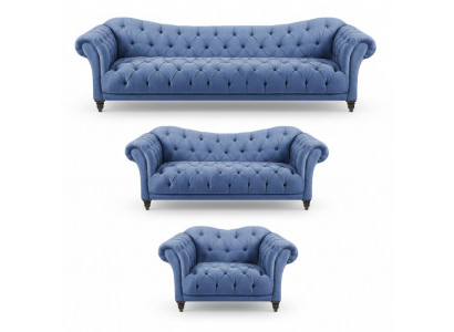 Chesterfield Sofas Canapé Luxus Wunnzëmmer Sofagarnitur Polstersaachen Nei
