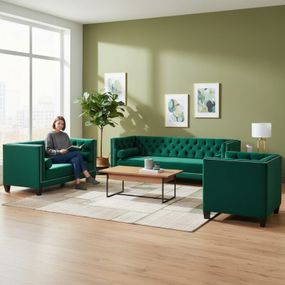 Sofagarnitur Chesterfield Nei Komplett Ariichtung Couchgarnitur Polstermöbel