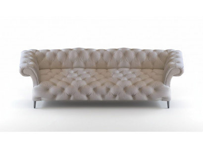 Modern Canapé Dräisëtzer Couch Chesterfield Ariichtung Polsterméigel Wunnzëmmer