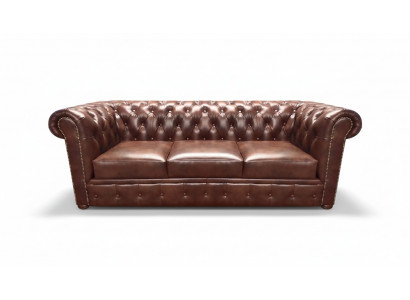 Liederdivan, Divan dräisitze brong Canapé, Ariichtung, Polstermöbel, Chesterfield