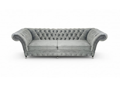 Polstermöbel Gro Sofa Zweisëtzer Canapé Designer Wunnzëmmer Miwwel Chesterfield