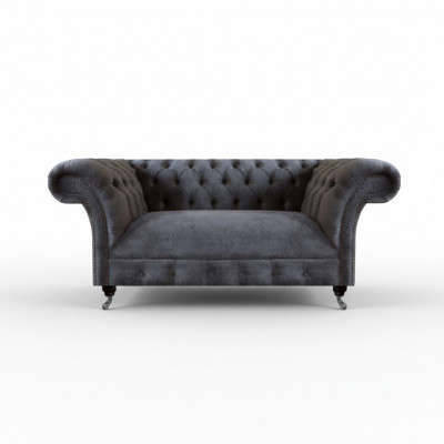 Luxus Canapé Zweesëtzeger Couch Gepolsterte Miwwelen Wunnzëmmer Gro Sofas Chesterfield