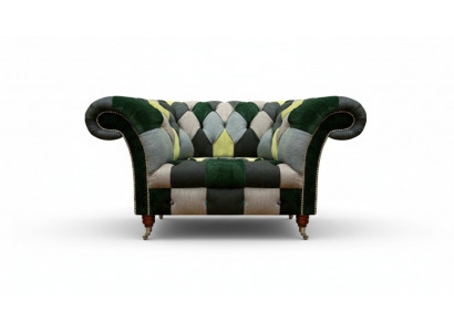 Textil Stoff Sessell Modern Ariichtung Sëtzmiwwel Polstersessell Chesterfield