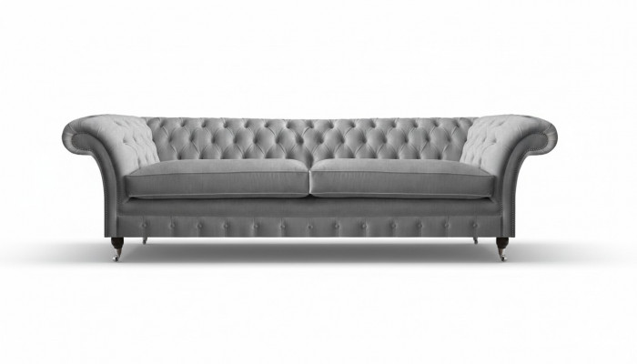 Luxus Sofa Canapé Zwee-Sëtzer Wunnzëmmer Chesterfield Designer Polster Gro