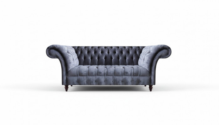Chesterfield Modern Wunnzëmmer Textilcouch Designer Stoffsofa Miwwelen