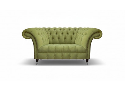 Wunnzëmmer Grénge Chesterfield Zweisëtzer Polstersofa Designer Miwwelen