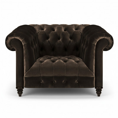 Brongen Chesterfield Polstersessel Modernt Textil Wunnzëmmer Eenzelstull