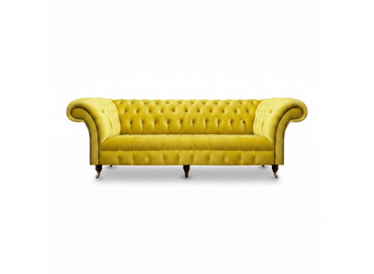 Edel Chesterfield Sitzméiweren Designer Wunnzëmmer Polster Textilcouchen