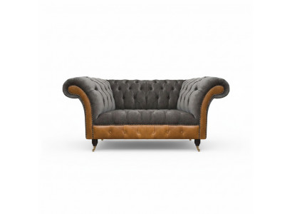 Groe Exklusiven Chesterfield Zweisëtzer Komfortabel Textil Edel Sofaen