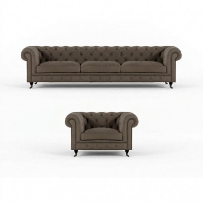 Hellgro Chesterfield Polstermöbelen Edle Textil Couchen Luxus Stillen