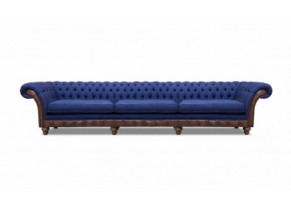 Chesterfield Luxus-Dreseater Sofa Modern Couch Stoff sofas Miwwelen