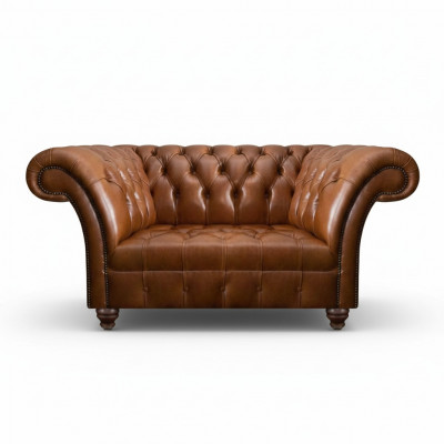 Brongen Chesterfield Lieder Zweisëtzeger Designer Konschtlieder 2-Sëtz Sofas