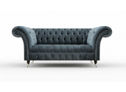 Gräiluxuriéisen Chesterfield Dräisëtzer Edel Designer Polsterfotelëen