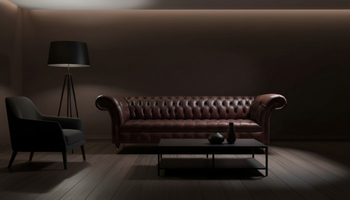 Modern Konschtlieder Sofa Designer Wunnzëmmer Véiersëtzeger Polstercouch