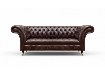 Brong Chesterfield Liederimitiatioun Canapé Designer Setzsofa Wunnzëmmer Miwwelen
