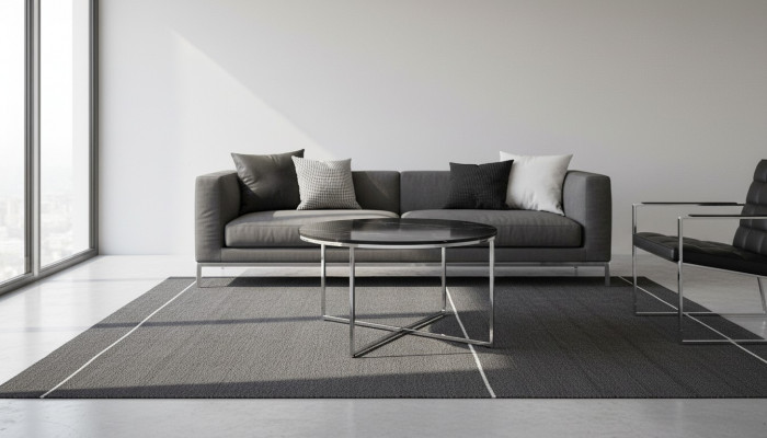 Ronne Coffissall Wunnzëmmer Schwaarz MDF + Metall X-Béi nei Luxus