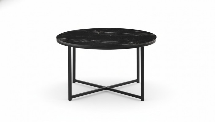 Couchtisch schwaarz Wunnzëmmer héichwäerteg modern minimalistesch Miwwelen nei Holz