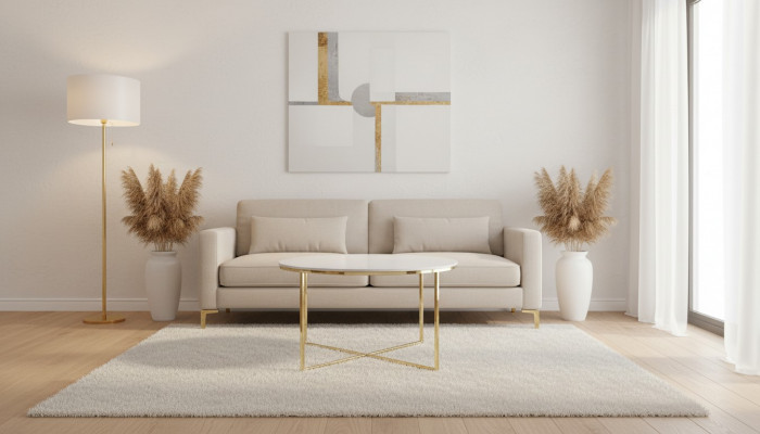Couchtisch neien Niewendësch luxuriéisen Dësch am moderne Stil Wunnzëmmer