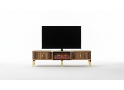 Luxuriéise Kamäinsims TV-Dësch Wunnzëmmer Lowboard Holz brong Sideboard