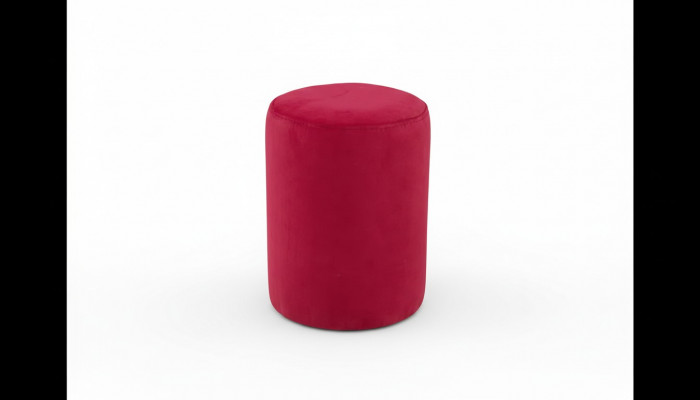 Rosa Sitzhocker Textilstoffpolsterung MDF-Spaanplätterrahmen Luxus-Hocker nei
