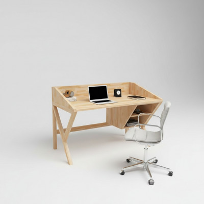 Moderne hellbrong Bürodesk Stilvoll Schreifdëscher Luxus Holz Dëscher