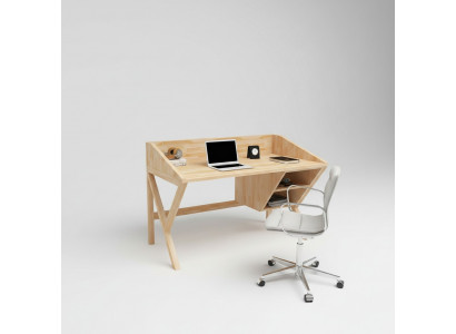 Moderne hellbrong Bürodesk Stilvoll Schreifdëscher Luxus Holz Dëscher